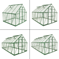 Greenhouses Balance Green 8'